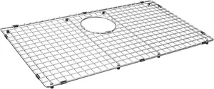 Griglia inferiore lavello 29-1/2" x 15-9/16", scarico centrato, raggio angolare 3/8" - Foto 1 di 4