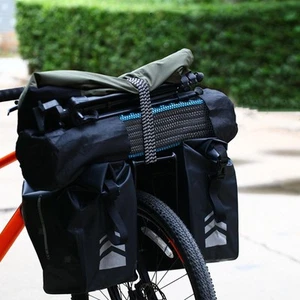 Bicycle Front Pannier Rack Bicycle Fork Rack for Travel Riding Touring - Picture 1 of 7