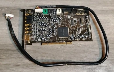 Tarjeta de audio de sonido Creative Labs SB0350 Sound Blaster Audigy2 ZS PCI - puertos dorados Foto 1 de 4