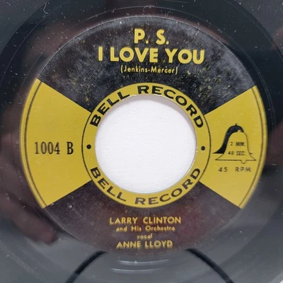 Larry Clinton PS I Love You / Vaya Con Dios 7" 45rpm vg+ Vinyl 60s Record 45 - Image 1 of 2