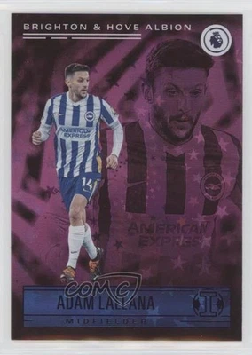 2021 Panini Chronicles Base Premier League Illusions Purple Astro Adam Lallana - Image 1 of 2