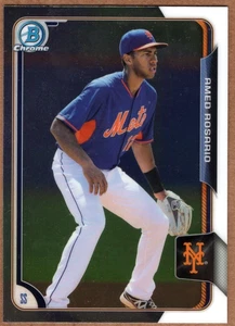 AMED ROSARIO - 2015 BOWMAN CHROME PROSPECTS RC - LOT OF 10 - Bild 1 von 3
