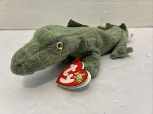 New w/Tags*Ty Beanie Baby Swampy the Alligator/Crocodile - Picture 1 of 3