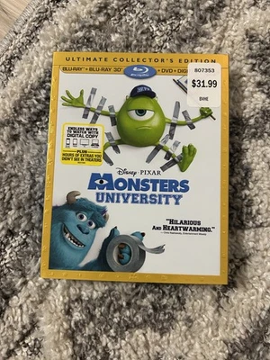 Monsters University - 2013 Ultimate Collector's Edition - DVD + Blu-Ray + 3D Blu - Image 1 of 4