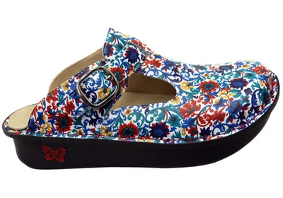 Alegria Classic Womens Leather Clogs Open Back Shoes Primary Party - image 1 of 4