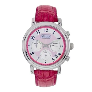 Chopard Mille Miglia Elton John Steel Silver & Pink Dial 39mm Automatic 8331 - Picture 1 of 9