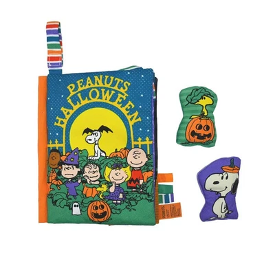 Peanuts Halloween Deluxe Soft Crinkle Book Hanging Stroller Toy - Image 1 of 3
