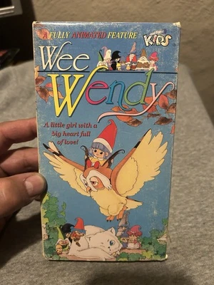 RARE Wee Wendy 1989 VHS Anime - Pre Owned - Just for Kids Animated Feature - Image 1 of 3