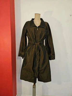 VERGE Trench Coat Chaqueta Marrón Cobre Talla M Foto 1 de 4