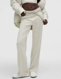Lululemon Softstreme Biesen Mid-Rise Hose Gr. XL Knochen - Bild 1 von 7