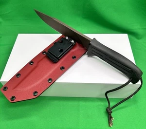 Mission/MPK Titanium Knife Fixed Blade With Custom Sheath 12” Overall - Picture 1 of 12