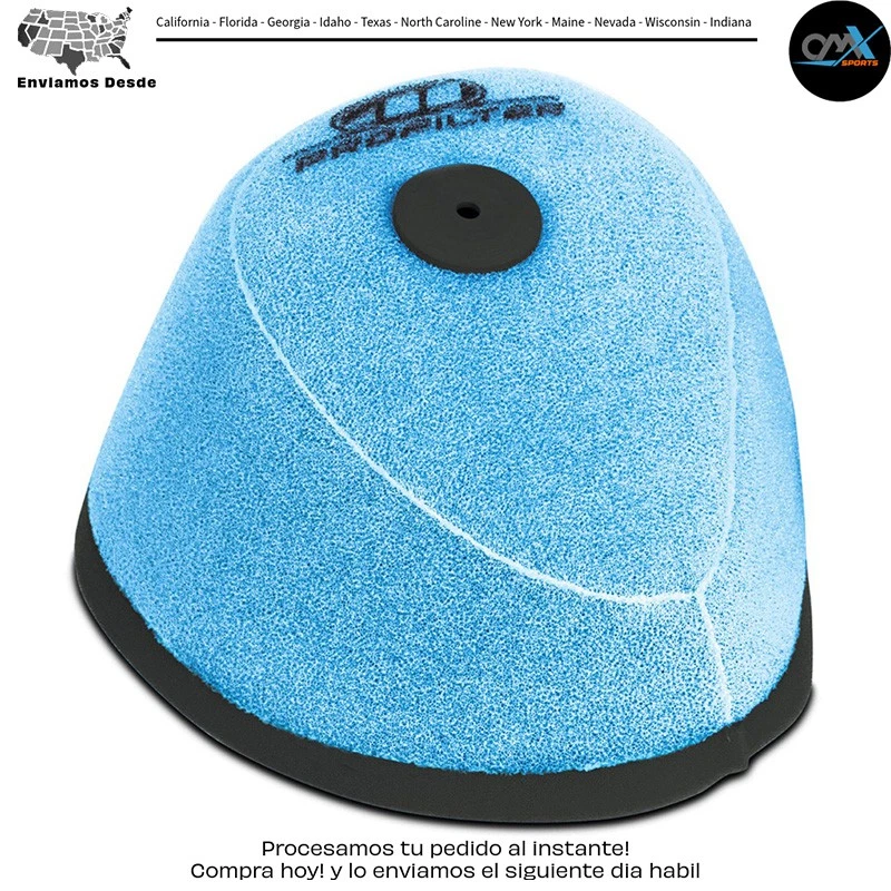 FILTRO DE AIRE LISTO PARA USAR PRE-ACEITADO Kawasaki KX250F KX450F KX250 Foto 1 de 1