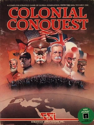 Colonial Conquest by SSI for Atari 800 - Image 1 of 4