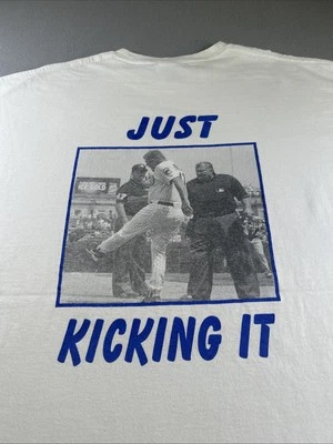 Vintage Chicago Cubs Shirt Mens  XXL White Lou Pinella MLB Sweet Lou 2X Large - Image 1 of 4