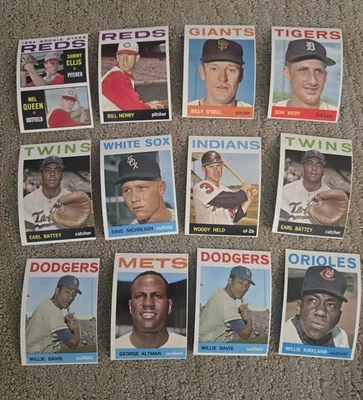Lote de 15 tarjetas de béisbol 1964 Topps, ¡de venta! ¡¡BONITO!!! Foto 1 de 2
