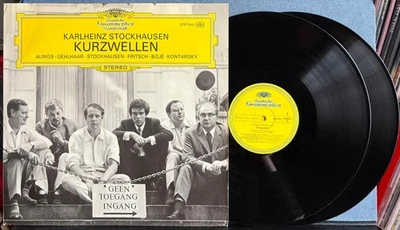 KARLHEINZ STOCKHAUSEN KURZWELLEN~NM '70 GERMAN DEUTSCHE GRAMMOPHON 2LP~CLASSICAL - Image 1 of 3