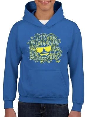 Moletom com capuz divertido praia férias gráfico juvenil - Imagem 1 de 4