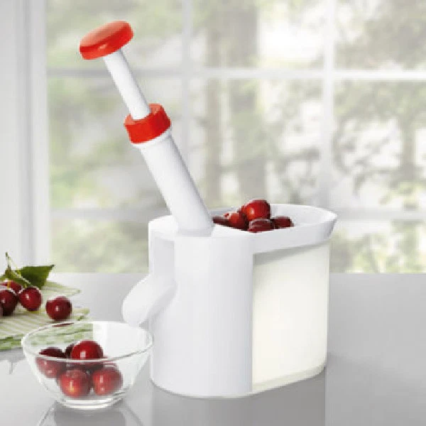 Kirschentkerner Behälter Saugfuß Kirschen Entkerner Kirschkernentferner Entstein - Bild 1 von 1