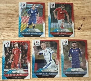 5 - 2016 Euro Prizm Red White Blue Prizm Lot - Ledley- Verratti - Picture 1 of 2