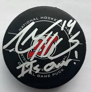Adam Henrique “It’s Over!” Signed Autographed New Jersey Devils ‘12 EC Game Puck - Picture 1 of 3