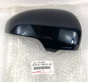 TOYOTA PRIUS 2012-2020 RIGHT WING MIRROR COVER TRIM BLACKISH AGEHA NEW GENUINE - Picture 1 of 5