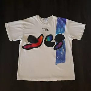 Vintage 90er Jahre Yes World Tour Talk Shirt Rock Größe L Peter Max einzelner Stich USA - Bild 1 von 8