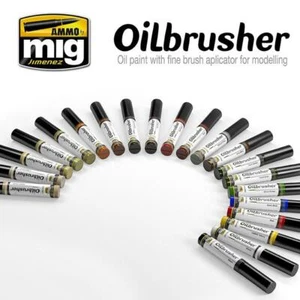 MUNICIÓN de Mig Oilbrusher para pintura de detalles y retoques - ¡Elige tu color! - Imagen 1 de 14