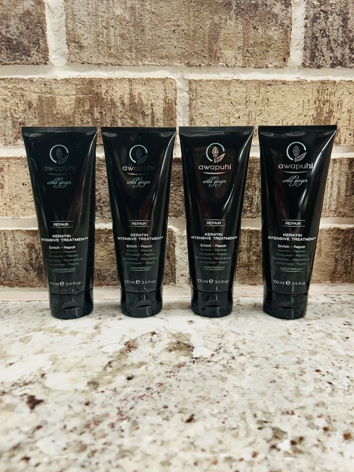 (4 Pack) Paul Mitchell Awapuhi Wild Ginger Keratin Intensive Treatment 3.4 oz - Image 1 of 1