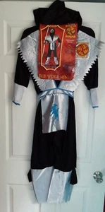 Shadow Ninjas Ice Wolf Ninja 1 Piece Hooded Costume Child Plus Size 7-10 - Picture 1 of 6