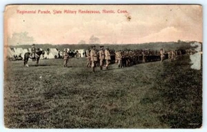 1910's REGIMENTAL PARADE STATE MILITARY RENDEZVOUS*NIANTIC CONNECTICUT*CT - Picture 1 of 2