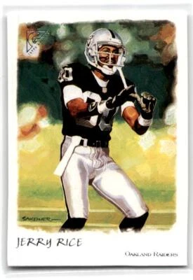 2002 Topps Gallery #114 Jerry Rice Oakland Raiders - Image 1 of 2