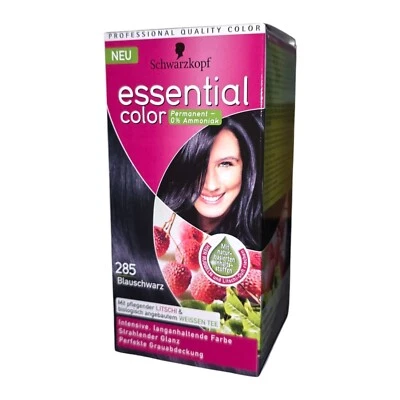 Schwarzkopf Essential Color 285 Blauschwarz-Dauerhafte Haarfarbe