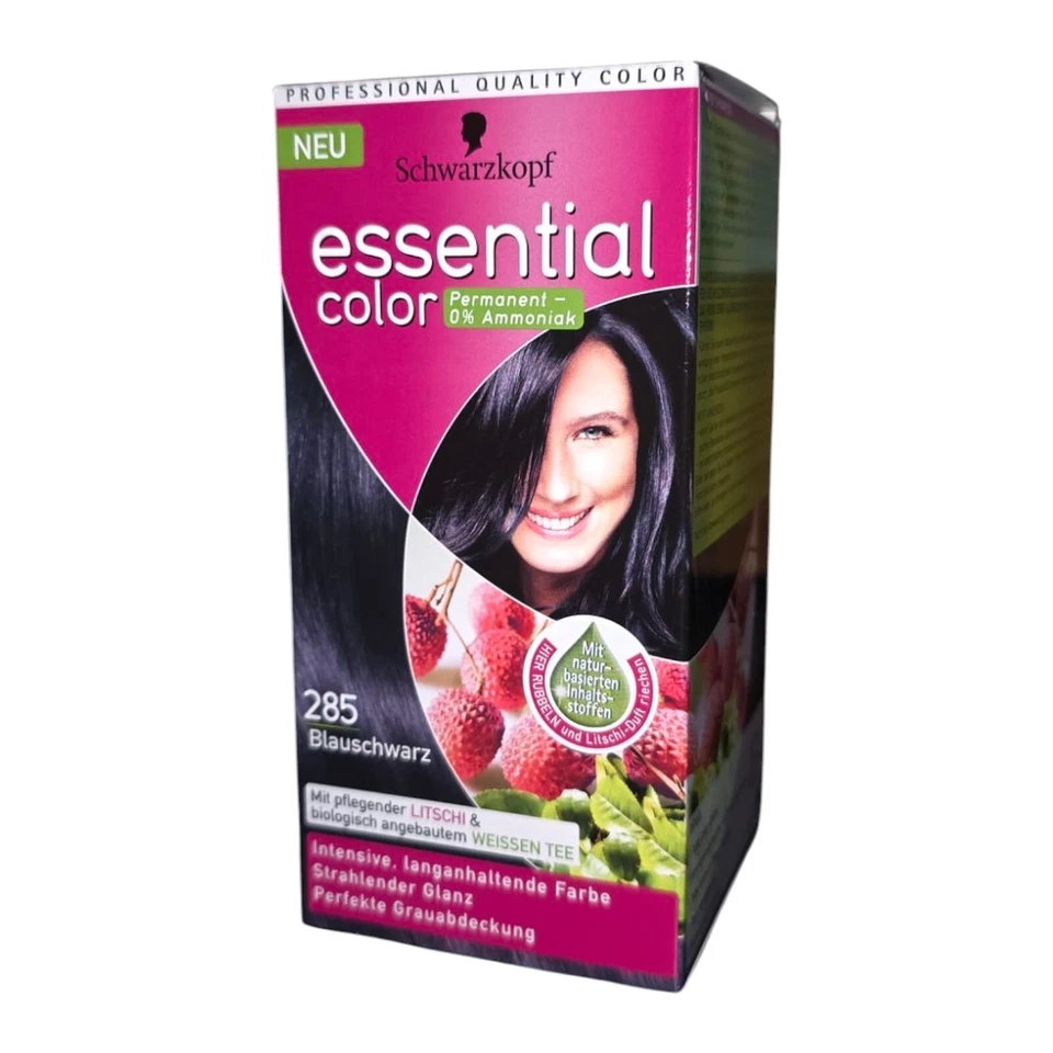 Schwarzkopf Essential Color 285 Blauschwarz-Dauerhafte Haarfarbe