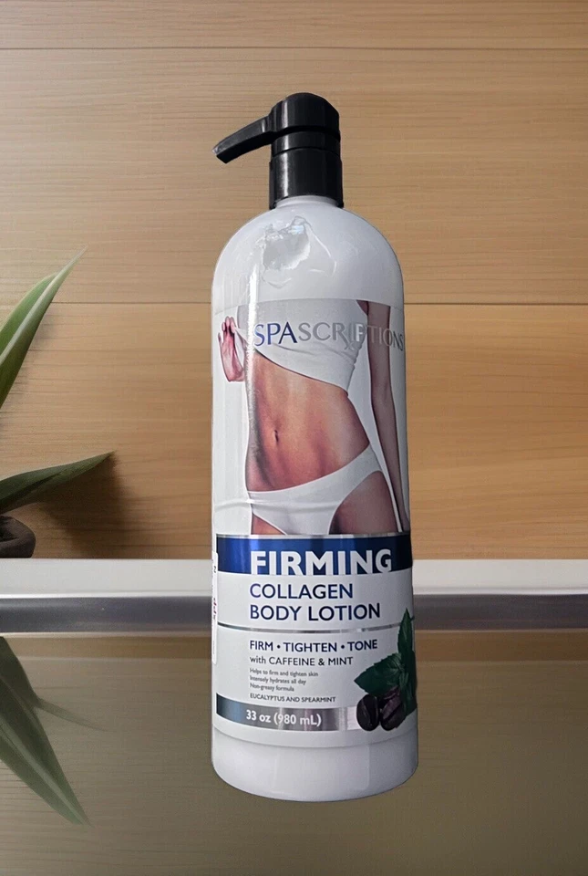 SPASCRIPTIONS ANTI-AGING FIRMING COLLAGEN BODY LOTION w Caffeine & Mint Foto 1 de 1