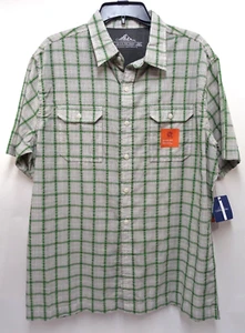 Croft and Barrow Performance Shirt Men Small Quick Dry Ventilation Woven Green - Picture 1 of 4