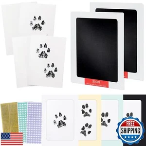 Tuhangcc Paw Print Clean Touch Ink Pad Kit for Dogs and Cats, Pet Owner Keeps - Picture 1 of 5