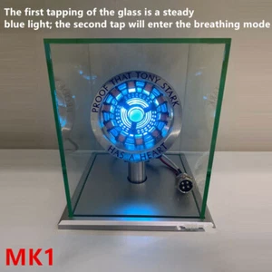 MK1 Iron Man 1:1 Arc Reactor Model Proof Tony Stark Has Heart LED Chest Light - Picture 1 of 9
