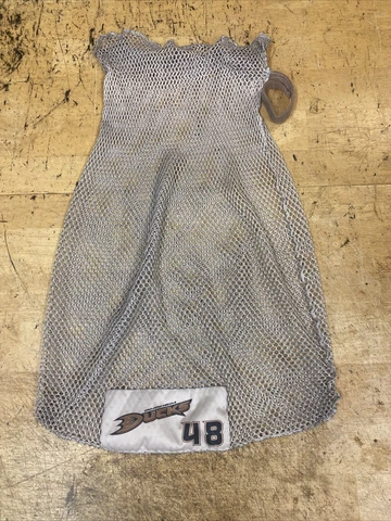 Gray #48 Michael Sgarbossa NHL PRO STOCK GAME USED LAUNDRY BAG ANAHEIM DUCKS Cover