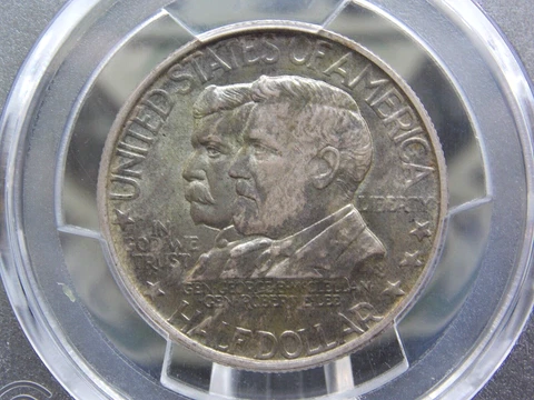 1937 Commemorative **ANTIETAM** Silver Half Dollar 50c PCGS MS64 #601 Unc ECC&C Cover