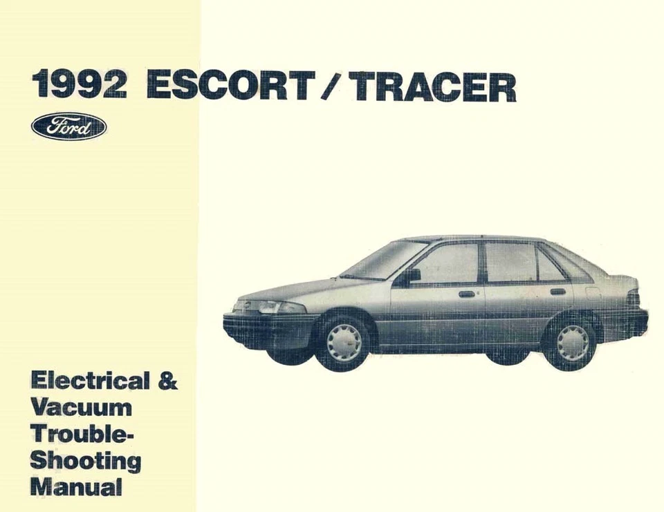 Ford Escort 1992, Mercury Tracer EVTM ASPIRADOR ELÉCTRICO MANUAL DE SOLUCIÓN DE PROBLEMAS Foto 1 de 1