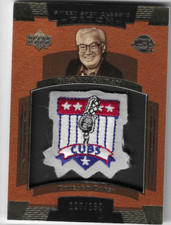 HARRY CARAY 2004 UPPER DECK SWEET SPOT CLASSIC PATCH SP /150 CUBS MG