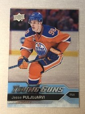 16-17 Upper Deck Young Guns Clear Cut Jesse Puljujarvi #225 RC Oilers RARE
