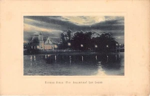 Postcard ARGENTINA: Buenos Aires, Los Lagos, DB 1910's - Picture 1 of 2
