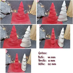 Handgemachte Latexgießform Gießform Betongießform Beton Weihnachten Baum (095) - Picture 1 of 5