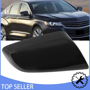 Tapa de cubierta de espejo retrovisor lateral para Chevrolet IMPALA 2014-2019 pasajero derecho negro brillante - Imagen 1 de 13