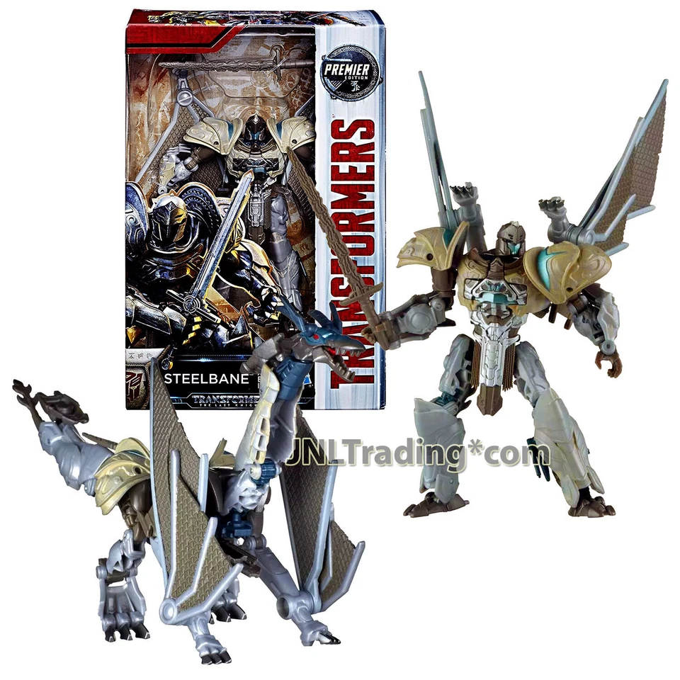 Yr 2016 Transformers The Last Knight Deluxe Class 5.5" Figure - STEELBANE Dragon - Image 1 of 1