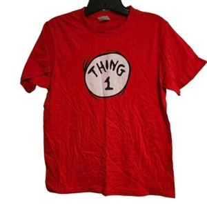 Youth Large 11-12 Red Thing ONE short sleeve red tshirt - Picture 1 of 3