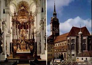 Kirchen Bauwerk: MÜNCHEN Munich Peterskirche Kirche Church Eglise color AK ~1980 - Bild 1 von 2