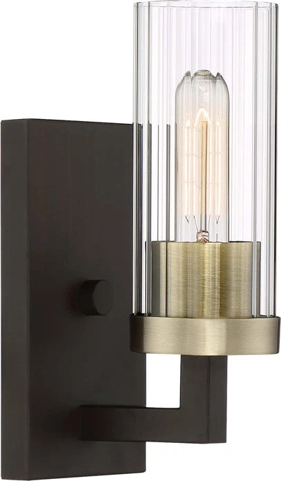 Arandela de parede Minka Lavery Ainsley Court, 1 luz 60 Watts, bronze Kinston envelhecido - Imagem 1 de 1