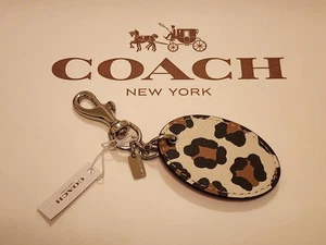 NUEVO COACH OCELOTE Y ROSA LLAVERO / BOLSO ENCANTO CON CLIP PARA MONEDERO – F64067 - Imagen 1 de 11